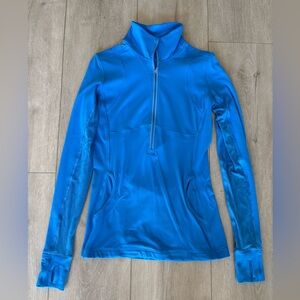 Lululemon Blue Half-Zip Athletic Top - size 8